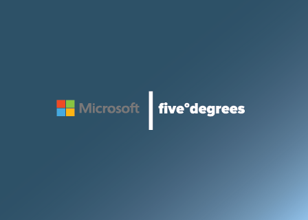 Five Degrees and Microsoft partnership
